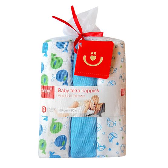 Moorcock diapers with print