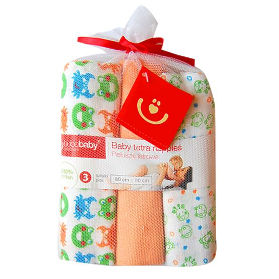 Moorcock diapers with print
