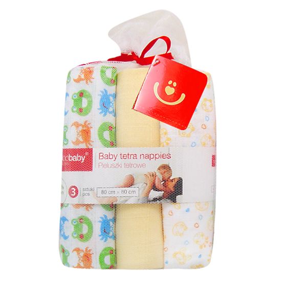 Moorcock diapers with print