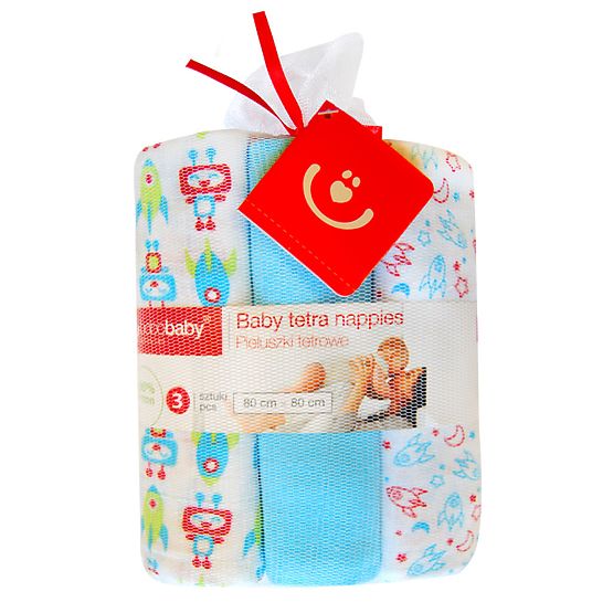 Moorcock diapers with print