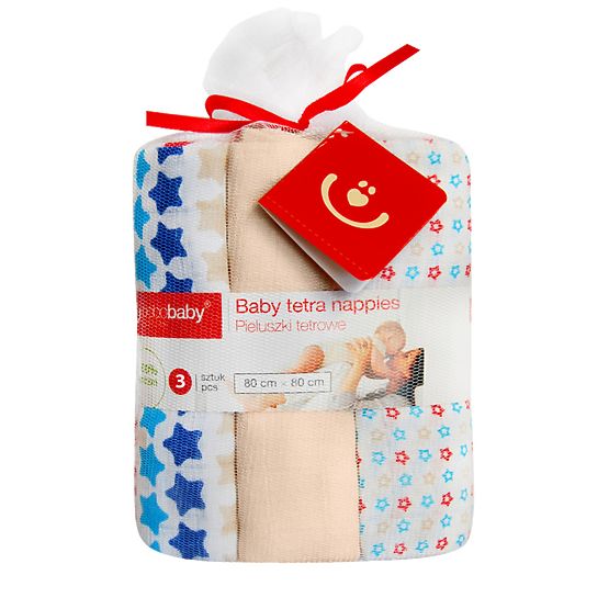 Moorcock diapers with print