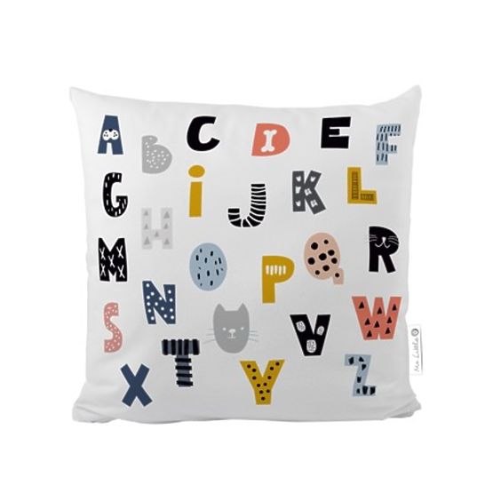 Mr. Little Fox Pillow Letters