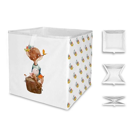 Mr. Little Fox Storage Box Forest School Doe and Rabbit