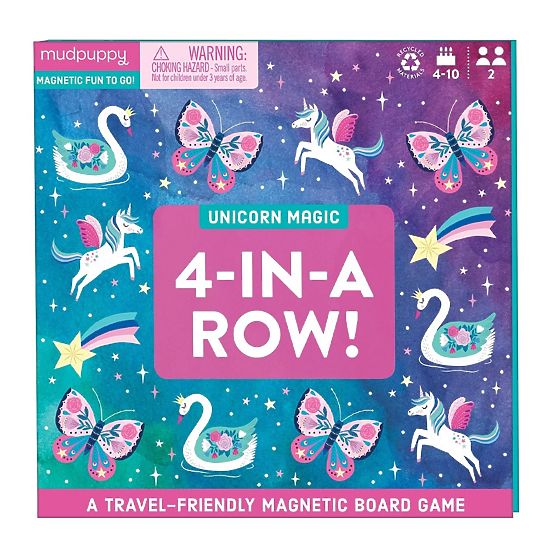 Mudpuppy Magnetic Board Game Magical Unicorns