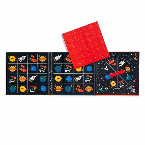 Mudpuppy Magnetic Board Game Space Bingo