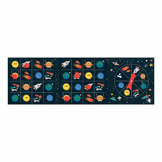 Mudpuppy Magnetic Board Game Space Bingo