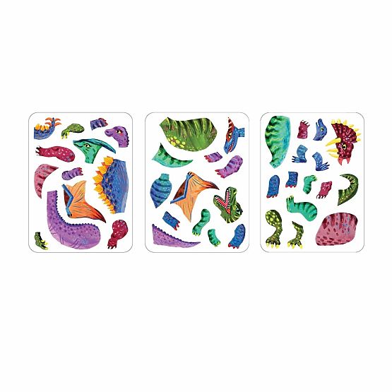 Mudpuppy Magnetic Building Set Dino Mix-Up