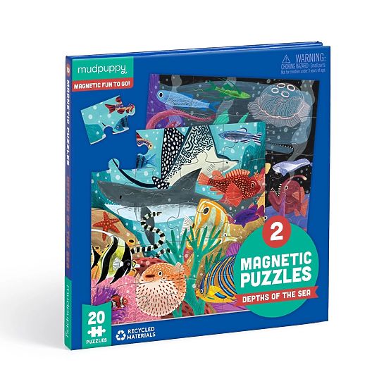 Mudpuppy Magnetic Puzzle Deep Sea 2x20 Pieces