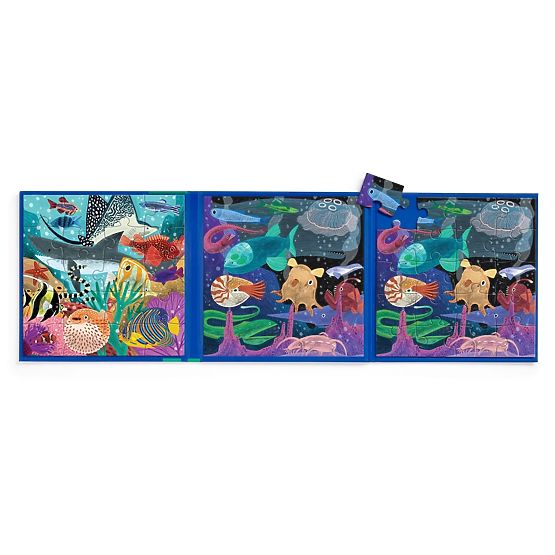 Mudpuppy Magnetic Puzzle Deep Sea 2x20 Pieces