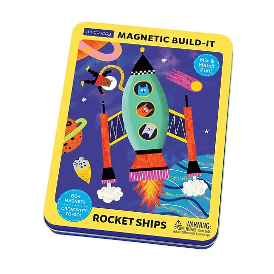 Mudpuppy Magnetic Set Build Your Own Rocket