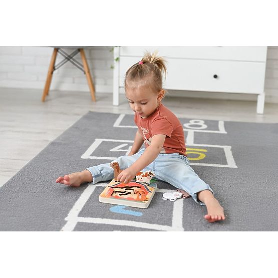 Multi-layer Farm Animals Puzzle