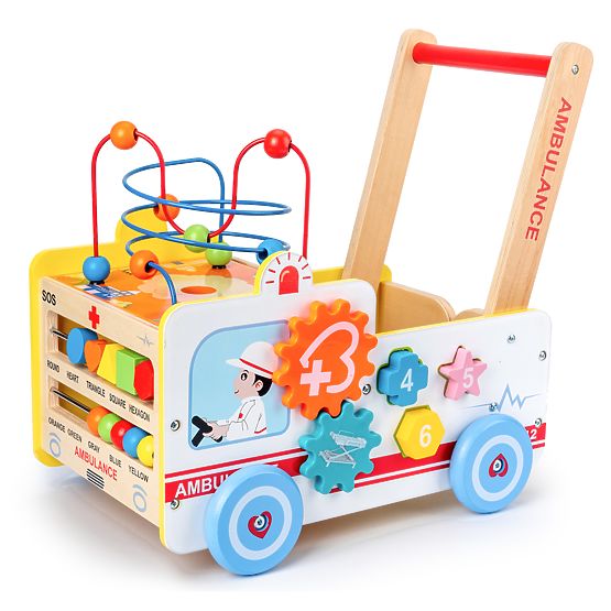 Multifunction wooden walker - Rescue service