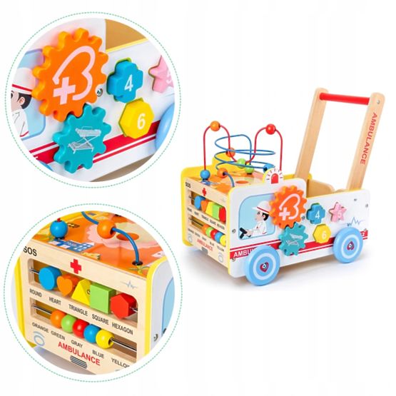 Multifunction wooden walker - Rescue service