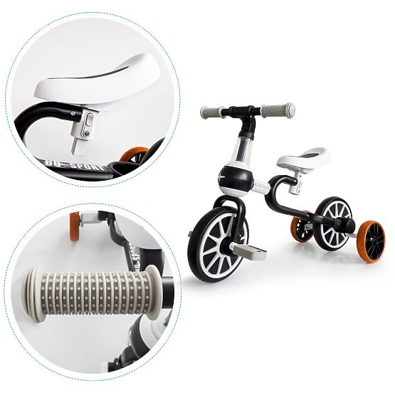 Multifunctional bouncer STAR 3in1 - black and white
