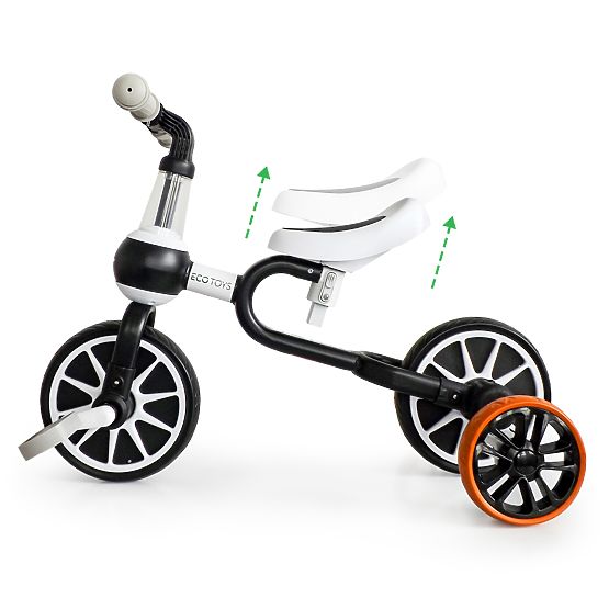 Multifunctional bouncer STAR 3in1 - black and white