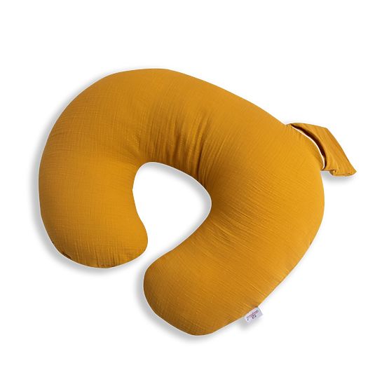 Muslin Adjustable Pillow Heavens - mustard