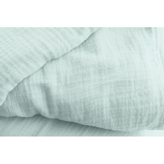 Muslin bedding 140x200 cm + 70x90 cm light blue