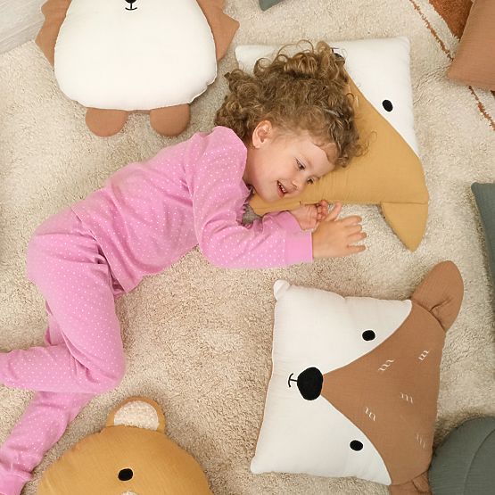 Muslin Pillow Ourbaby 35x35 cm - Fawn