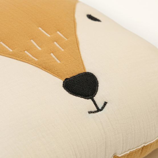Muslin Pillow Ourbaby 35x35 cm - Fox