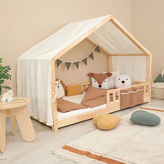 Muslin Pillow Ourbaby 38x35 cm Leaf - Mustard