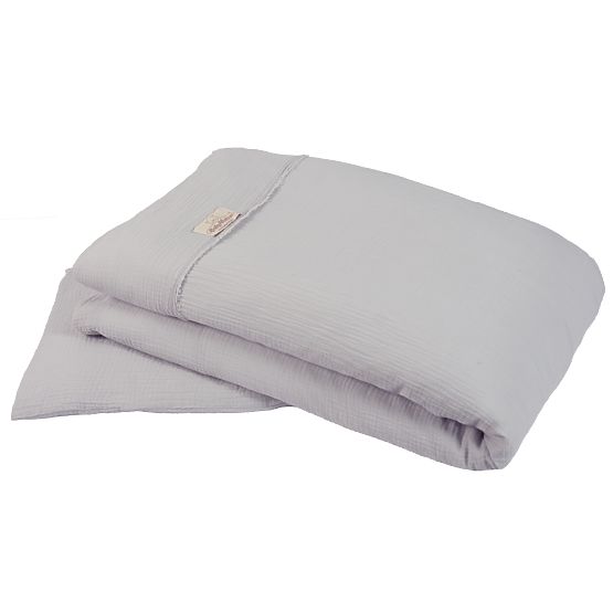Muslin sheets 135x100 + 40x60 light gray