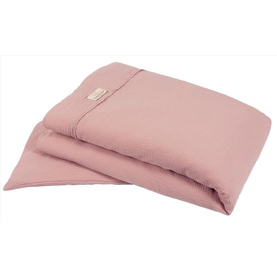 Muslin sheets 135x100 + 40x60 pink