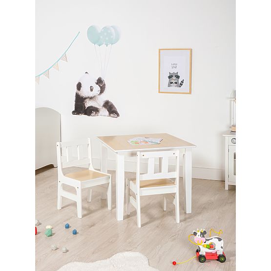 Children's Table with Chairs Natural