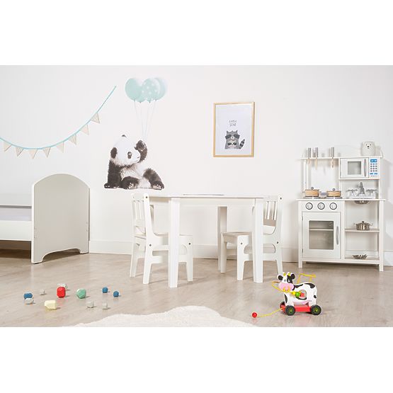 Children's Table with Chairs Natural