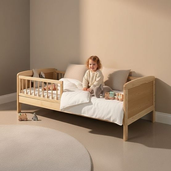 Children's Bed Junior - 160x70 cm - Natural