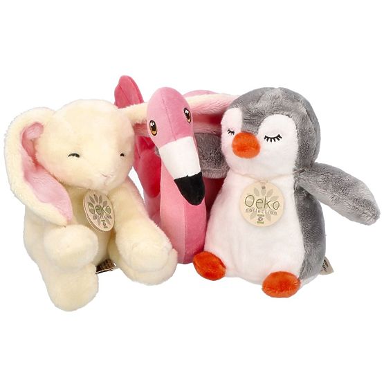 Nature Planet Cotton Plush Toy Flamingo