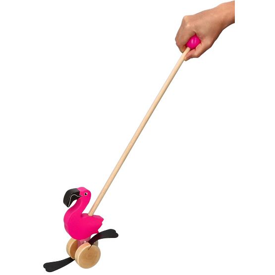 Nature Planet Flamingo Push Toy