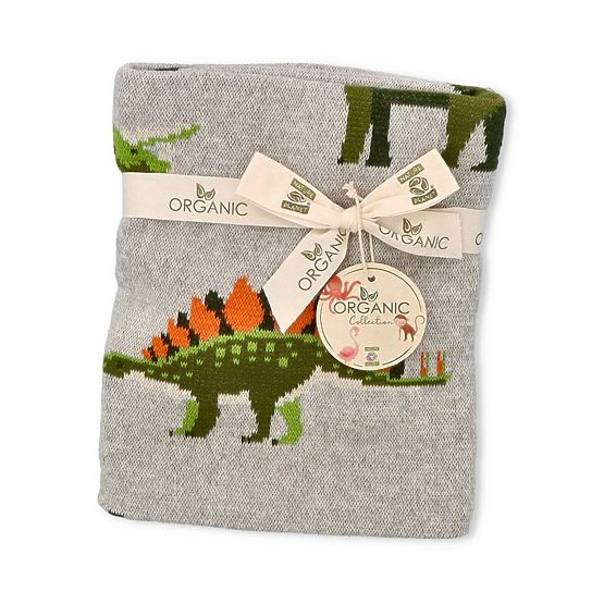 Nature Planet Organic Cotton Blanket Dinosaurs