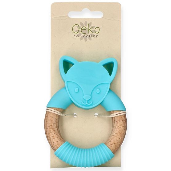 Nature Planet Silicone Teether Blue Wolf