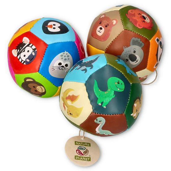 Nature Planet Soft Ball with Wild Animals