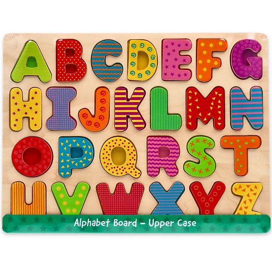 New Wooden Puzzle Alphabet - Letter Jigsaw