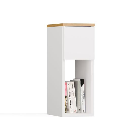 Nightstand GALAX 20/1S WHITE-ARTISAN