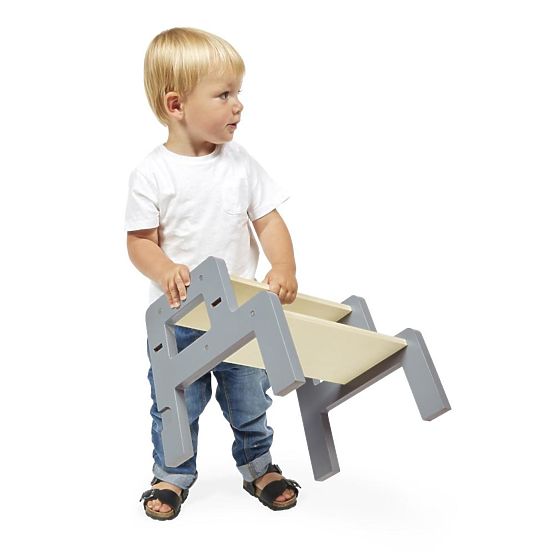 Janod - Nina 3in1 learning tower with blackboard and steps