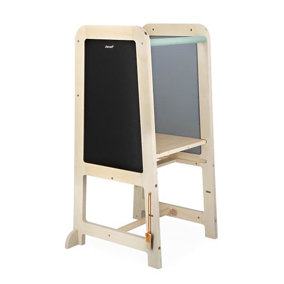 Janod - Nina 3in1 learning tower with blackboard and steps
