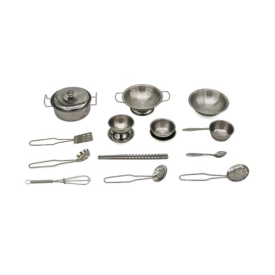 Nordic wooden kitchen with accessories