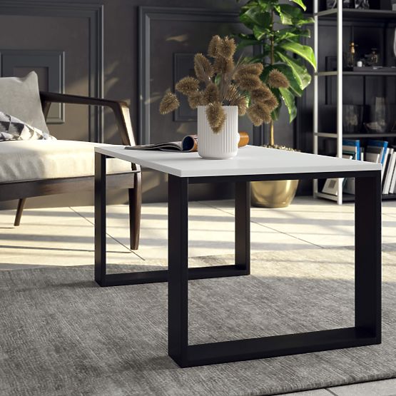NOX COFFEE TABLE WHITE / BLACK