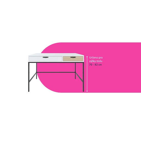 Office Chair Adjusted for Height 159-188 cm - Gray