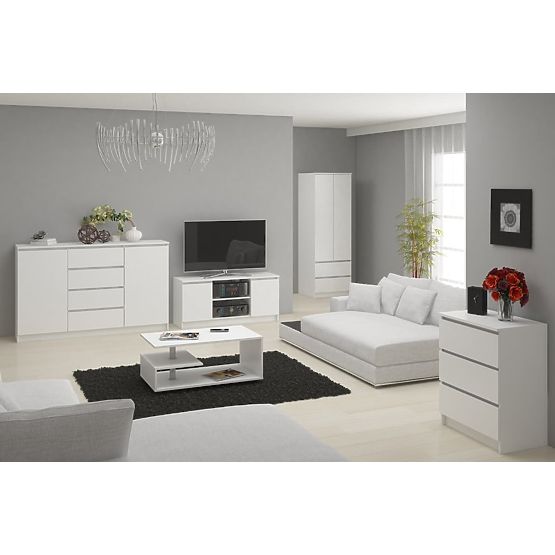 OFFICE SHELF R 80 cm CLP 8 SHELVES WHITE