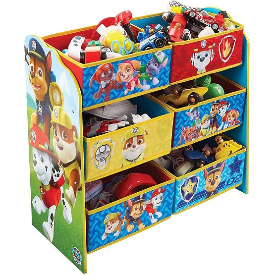 Toy organizer with boxes - Paw Patrol