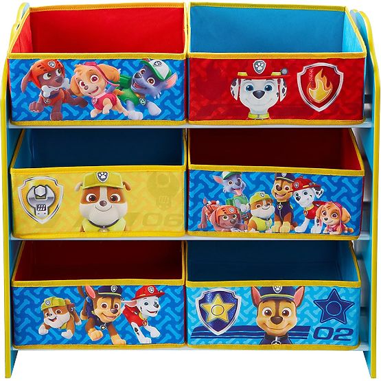 Toy organizer with boxes - Paw Patrol