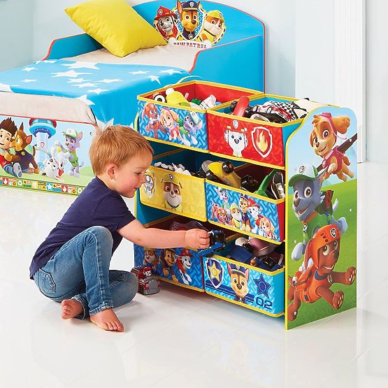 Toy organizer with boxes - Paw Patrol