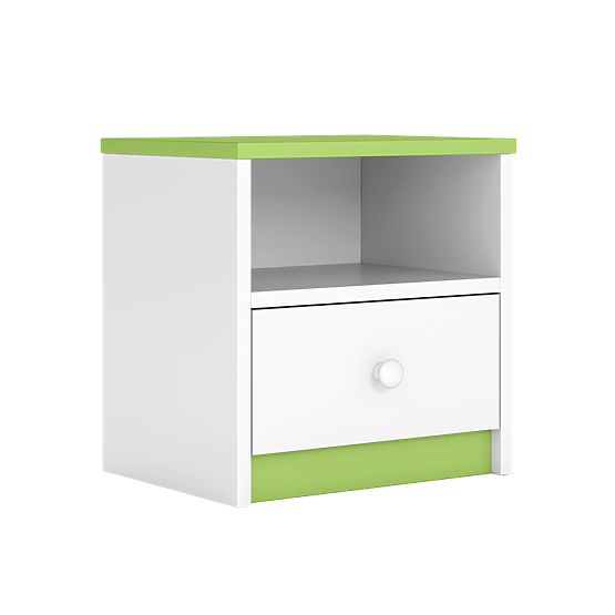 Ourbaby children nightstand - green-white
