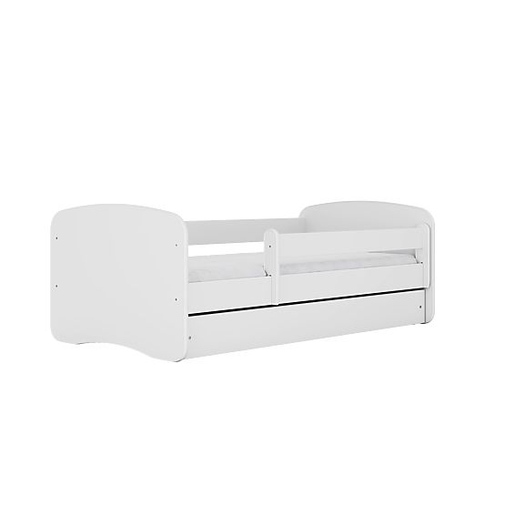 Children's Bed with Guardrail Ourbaby - White