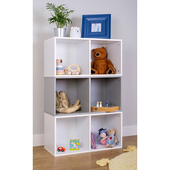 Ourbaby - Children's Shelving System 3-in-1 - White-Grey