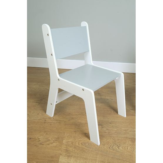 Ourbaby - Children's Table and Chairs - Gray-White