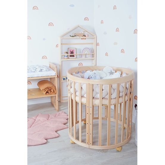 Oval Growing Crib Ruby 7-in-1 - Natural